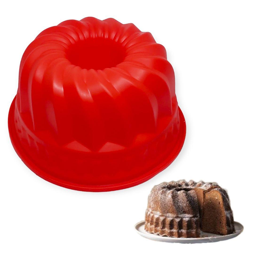 Силиконовая форма Profsil Кекс с втулкой D 23,2 см Красный (204703-чер) - фото 2 Силиконовая форма Profsil Кекс с втулкой D 23,2 см Красный (204703-чер) - фото 2