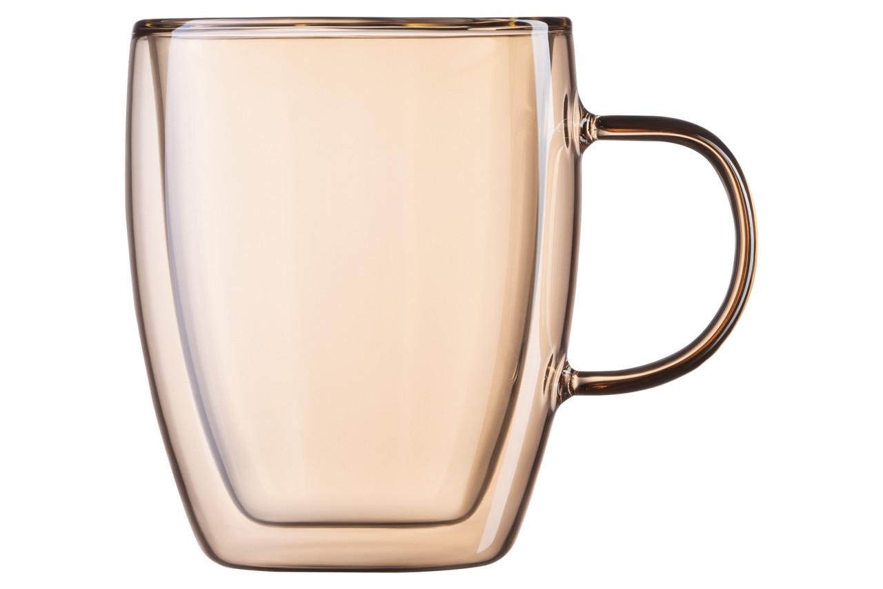 Набор стеклянных чашек Ardesto AGolden Moon с двойным дном 270 мл 2 шт. (iz16179) - фото 5 Набор стеклянных чашек Ardesto AGolden Moon с двойным дном 270 мл 2 шт. (iz16179) - фото 5