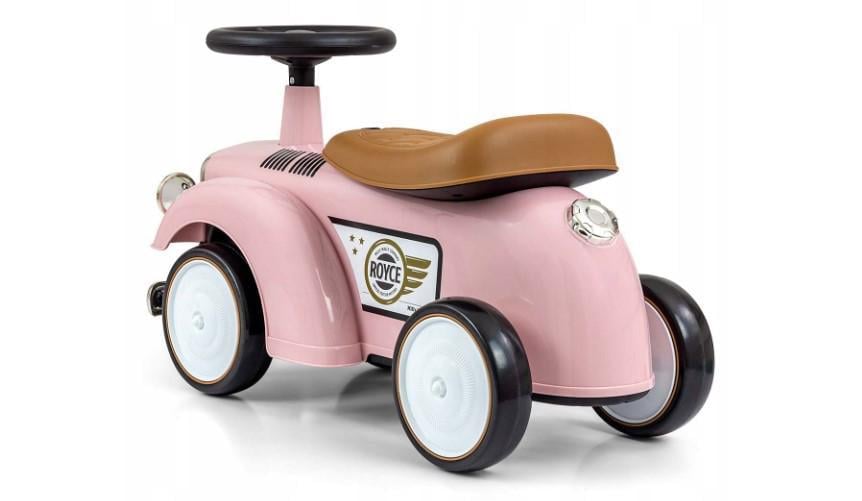 Детский автомобиль Milly Mally Royce Pink Pushchair Retro Car Classic Car винтажный Pink (5901761128697) - фото 3 Детский автомобиль Milly Mally Royce Pink Pushchair Retro Car Classic Car винтажный Pink (5901761128697) - фото 3