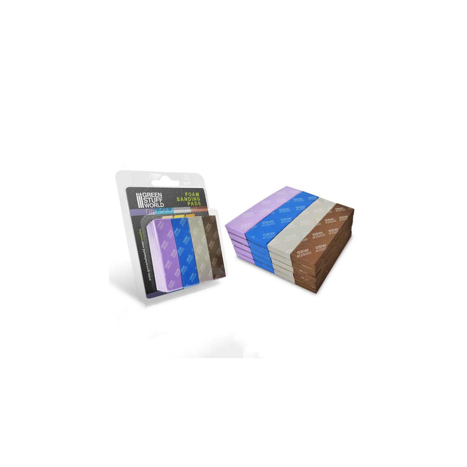 Колодки шлифовальные пенные Foam Sanding Pads Fine Grit Assortment 20 шт. (10976)