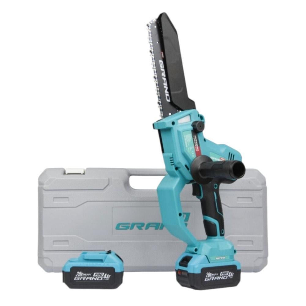 Пилка ланцюгова акумуляторна Grand АПЦ-20V/8" 4 АКБ (27228481) - фото 2 Пилка ланцюгова акумуляторна Grand АПЦ-20V/8" 4 АКБ (27228481) - фото 2