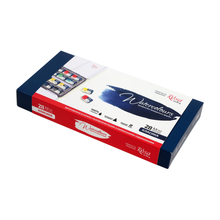 Акварельные краски ROSA Gallery CLASSIC 28х2,5 мл (4823098506973)