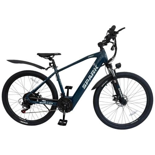 Велосипед з електромотором Spark E-MTB GHOST 15" 48V 500W 12,8 Ah Темно-синій (000239949)