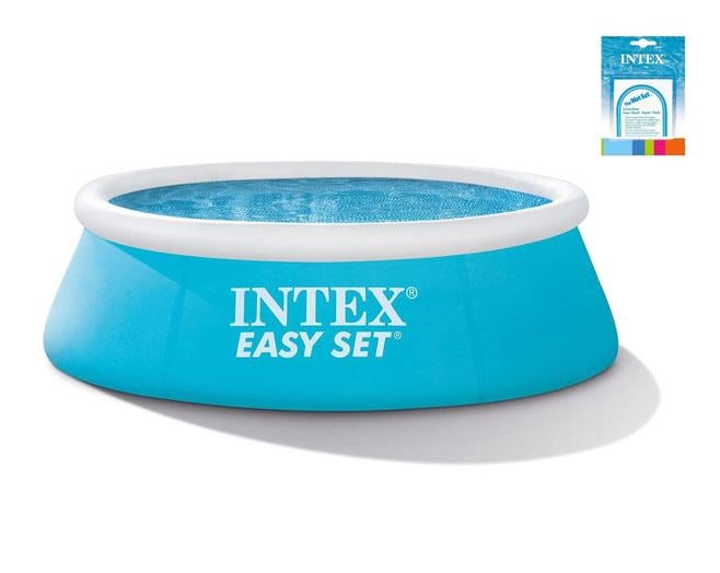 Надувной бассейн Intex Easy Set круглый с дополнительным ремкомплектом 183х51 см (28101) - фото 4