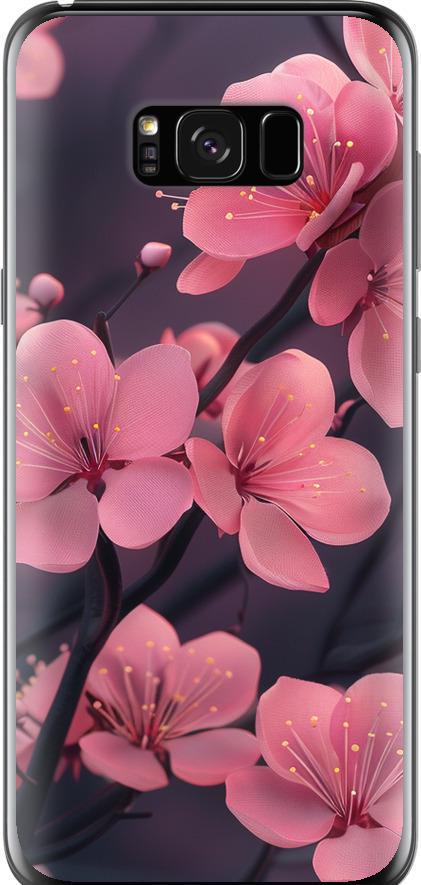 Чехол на Samsung Galaxy S8 Plus Пурпурная сакура (6075u-817-42517)