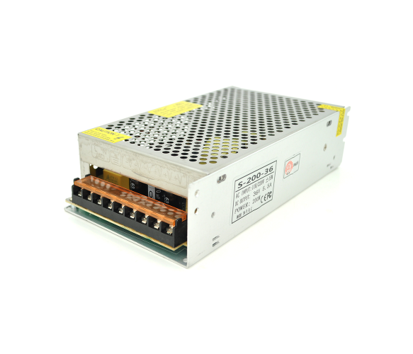 Блок живлення імпульсний перфорований VOLTRONIC 36V 5,5A 200W IP20 (S-200-36)