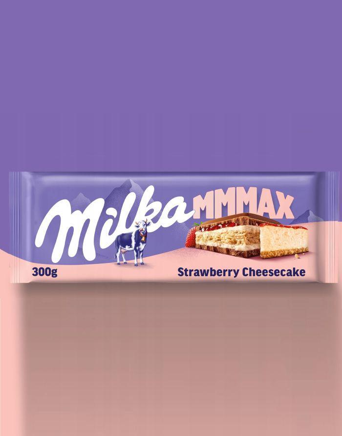 Молочный шоколад с клубникой Milka с чизкейком и печеньем 300 г - фото 2 Молочный шоколад с клубникой Milka с чизкейком и печеньем 300 г - фото 2
