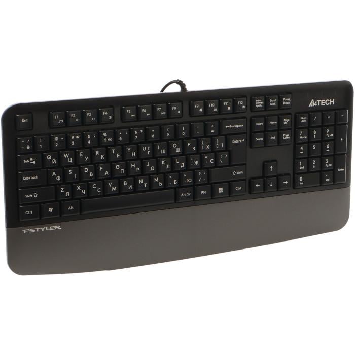 Клавіатура A4Tech FK20 USB повнорозмірна мембранна Grey (36273797)