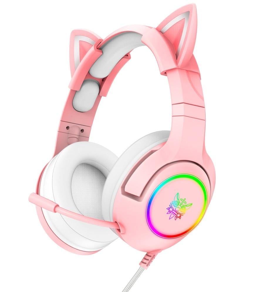 Ігрові навушники Onikuma Lead K9 7.1, Pink
