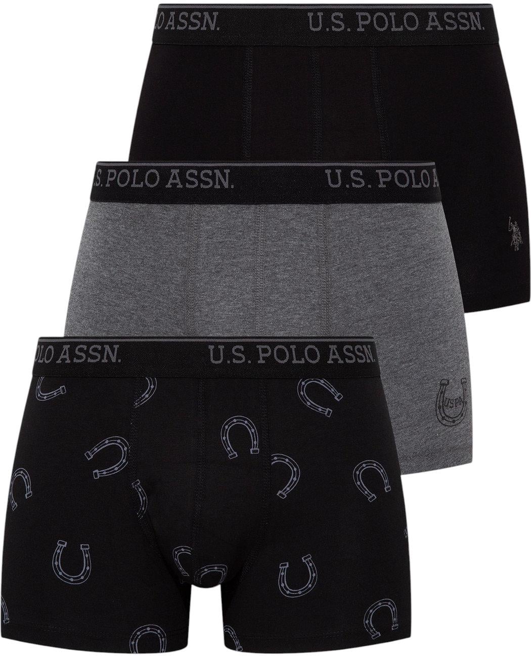 Набор трусов-боксеров мужских US Polo ASSN 80304 3 шт. XL Разноцветный (8680557255126)