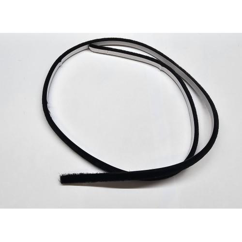 Уплотнитель щеточный самоклеящийся Sigma для раздвижных систем дверей шкафа купе 1 м Черный (714891) - фото 2 Уплотнитель щеточный самоклеящийся Sigma для раздвижных систем дверей шкафа купе 1 м Черный (714891) - фото 2