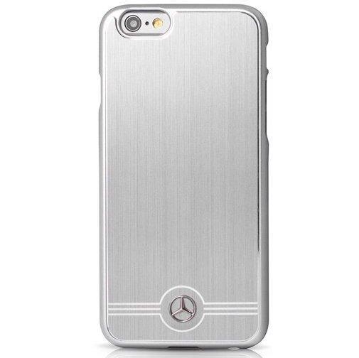 Чехол-накладка Mercedes Pure Line Hard Case AluMinium for iPhone 6/6S, Silver