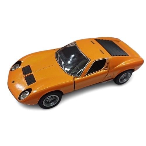 Іграшкова машинка Kinsmart Lamborghini Miura P400 SV 1971 Помаранчевий (KT5390W)