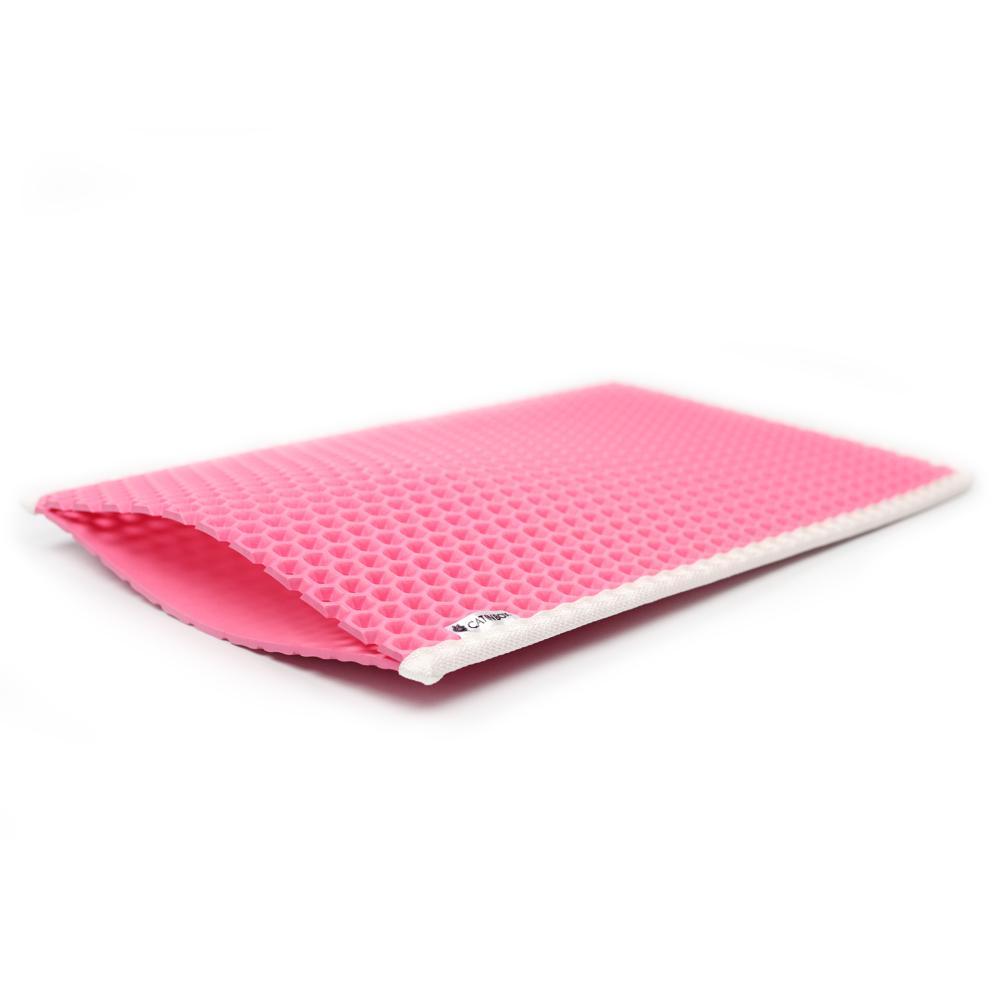 Килимок двошаровий Cat in Box для котячого лотка EVA 50x30 см Рожевий - фото 1 Килимок двошаровий Cat in Box для котячого лотка EVA 50x30 см Рожевий - фото 1