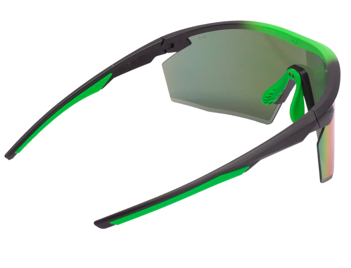 Очки защитные Pyramex PMXSPEC Anti-Fog зеркальные Сине-зеленый в черно-зеленой оправе (69962413582957) - фото 6 Очки защитные Pyramex PMXSPEC Anti-Fog зеркальные Сине-зеленый в черно-зеленой оправе (69962413582957) - фото 6