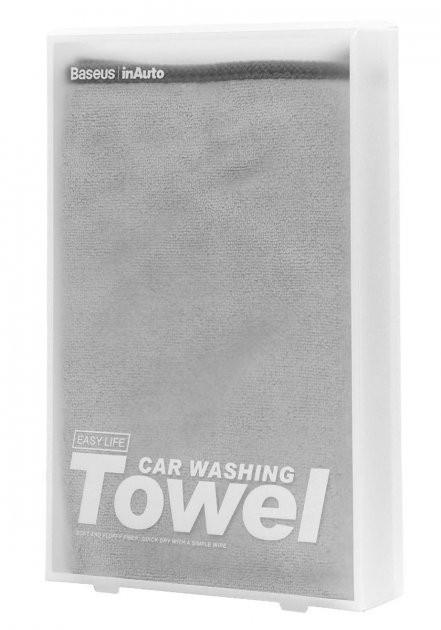 Рушник для автомобіля Baseus Easy Life Car Washing Towel Two Pack Gray з мікрофібри 40х80 см (CRXCMJ-A0G) - фото 7