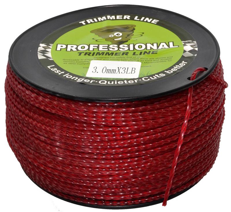 Леска косильная для триммера 3 мм витой квадрат 3LB 222 м