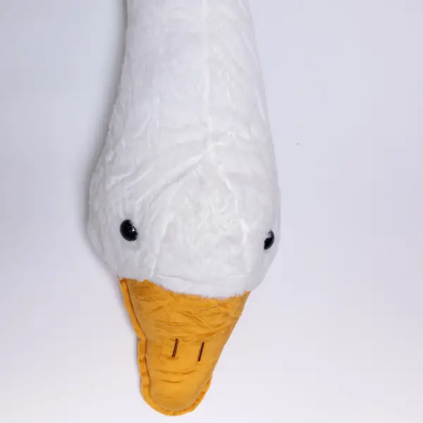 Подушка-іграшка Гусь-обіймуся з пледом 100х180 см Білий - фото 5