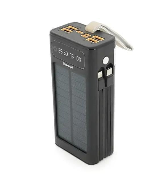 Повербанк LINKAGE LKP-46 SOLAR 22,5W 30000 mAh Черный (31765160)