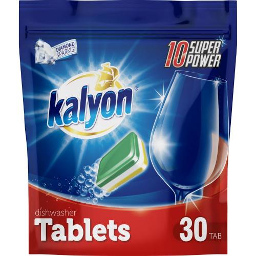 Таблетки для посудомоечных машин Kalyon 30 шт. (8698848002250)