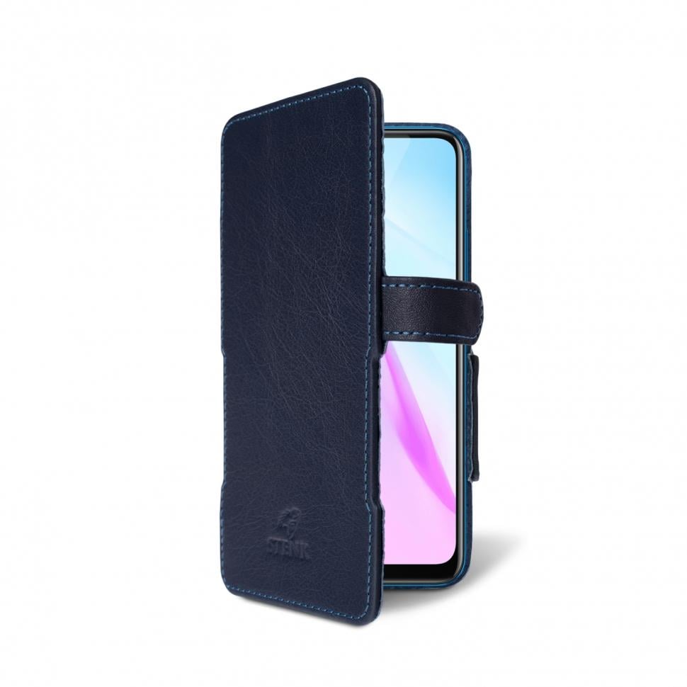 Чехол книжка Stenk Prime для Vivo Y30 Синий (68165)