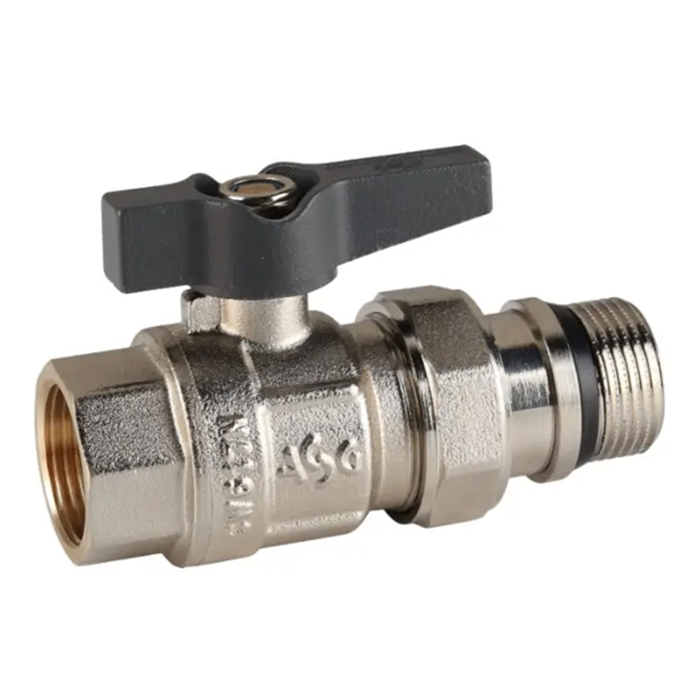 Кран з американкою ASG+ 1/2 ВЗ прямий латунь (6553021) Кран з американкою ASG+ 1/2 ВЗ прямий латунь (6553021)