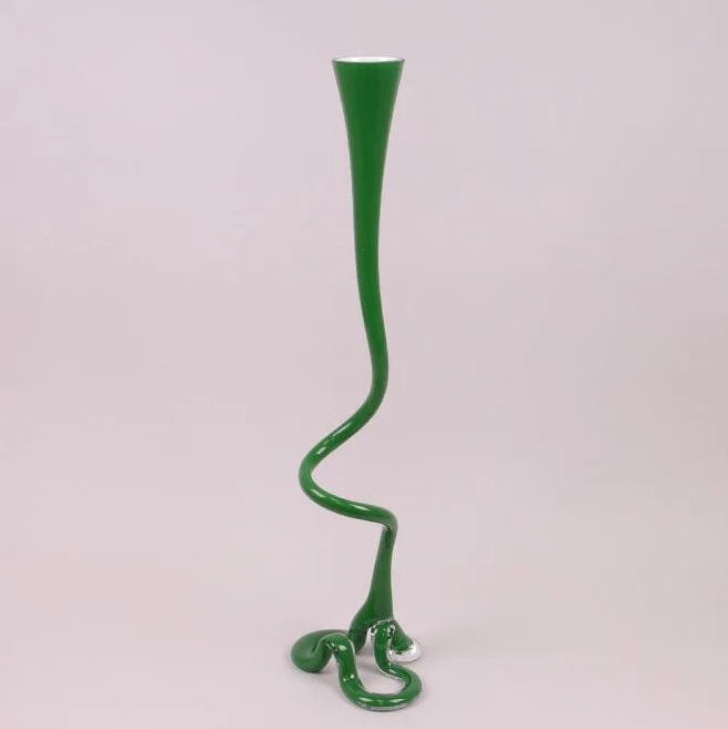 Ваза стеклянная фигурная Flora 80 см Зеленый (8204) Ваза стеклянная фигурная Flora 80 см Зеленый (8204)