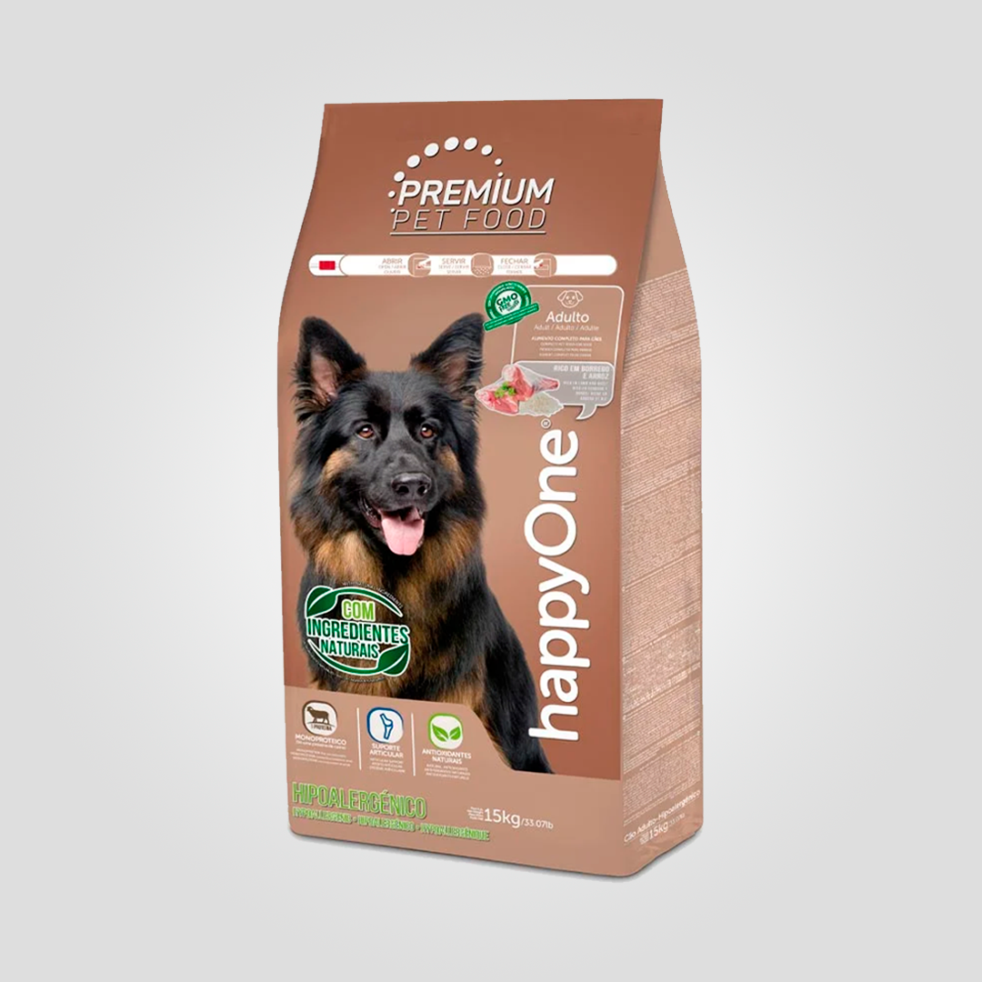 Корм сухий гіпоалергенний HappyOne Premium Dog Hypoallergenic для дорослих собак 4 кг (2076530097)