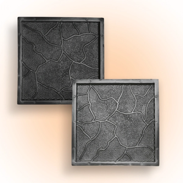 Форми для тротуарної плитки Верес-2007 Хмарка 300х300 мм 2 шт. (1010502-3153) - фото 1 Форми для тротуарної плитки Верес-2007 Хмарка 300х300 мм 2 шт. (1010502-3153) - фото 1