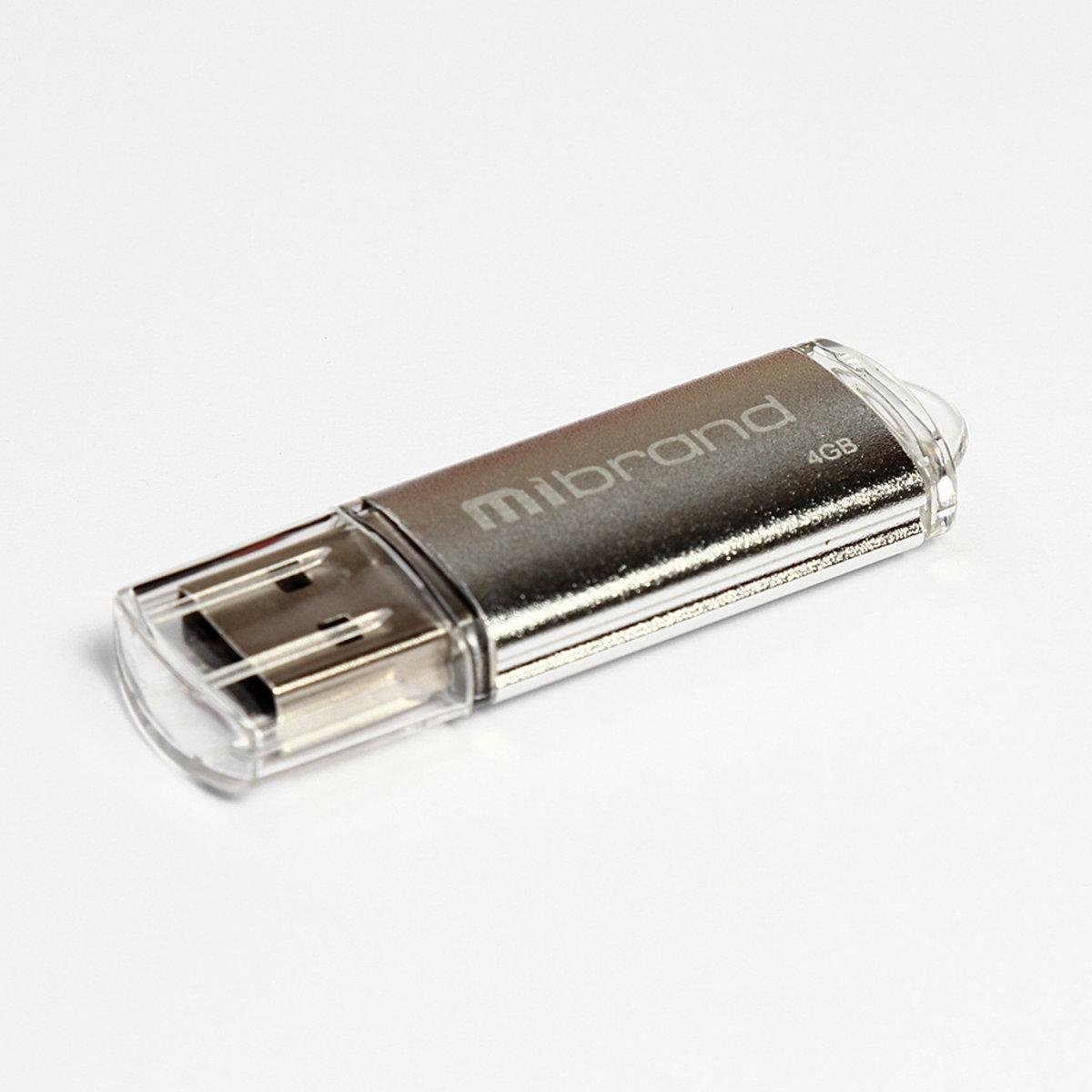 Флеш-память для ноутбука Flash Mibrand USB 2.0 Cougar 4Gb Silver (MI2.0/CU4P1S)