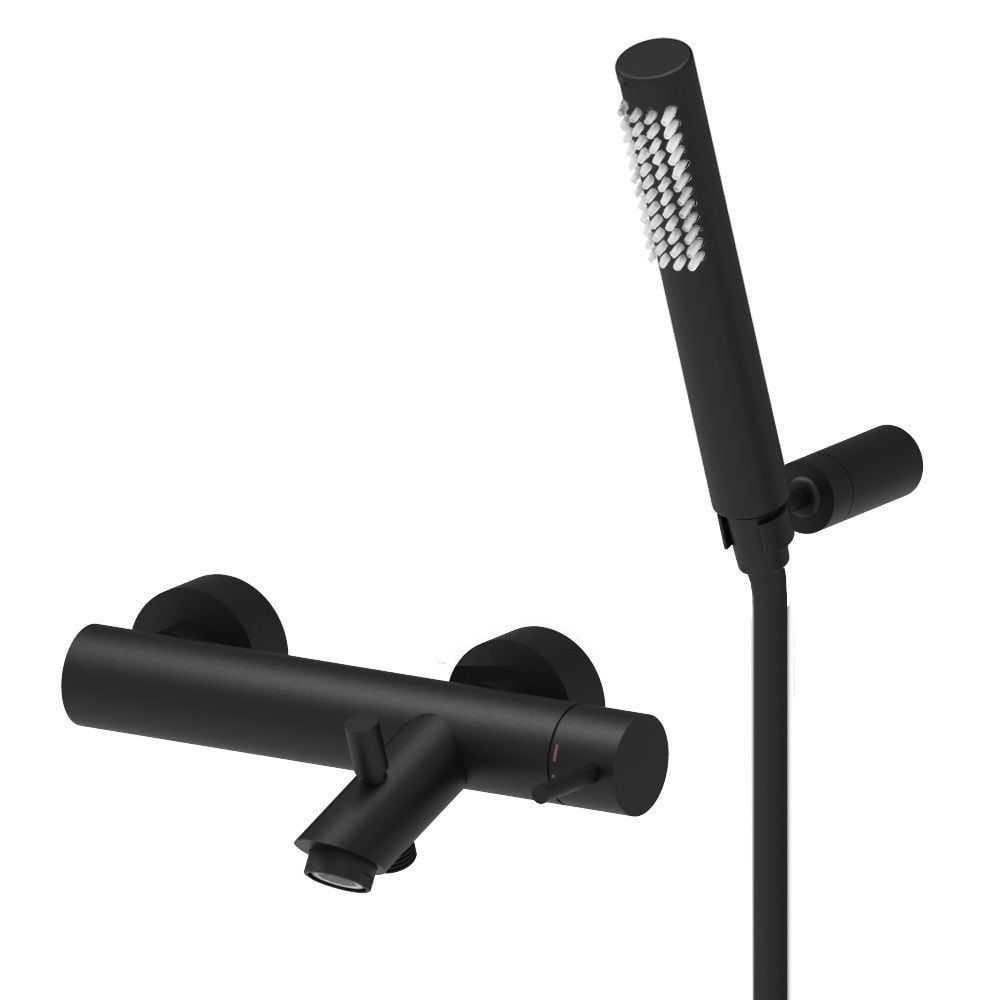 Смеситель для ванны Paffoni Light Черный матовый (LIG023NO)