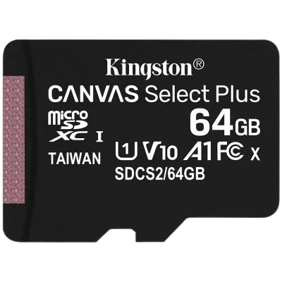 Карта памяти Kingston SDCS2/64GBSP 64 Гб Черный (29424509)