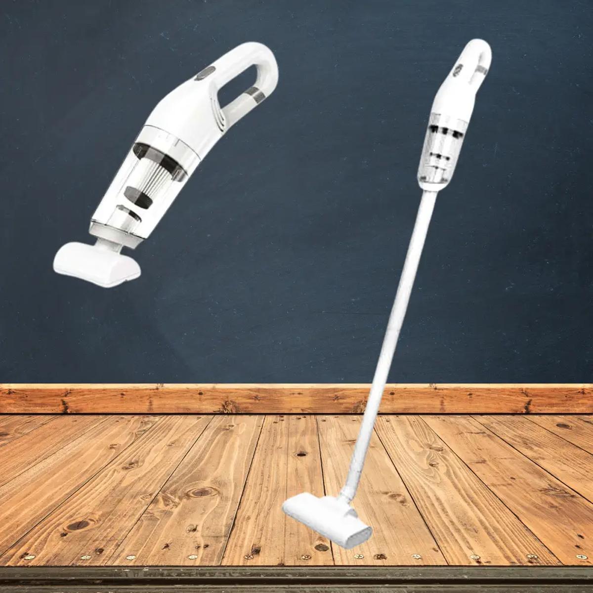 Пилосос вакуумний міні JB-168 Multifunction Vacuum Cleaner 120W Li-Ion USB вертикальний бездротовий 0,35 л White (110616) - фото 2 Пилосос вакуумний міні JB-168 Multifunction Vacuum Cleaner 120W Li-Ion USB вертикальний бездротовий 0,35 л White (110616) - фото 2