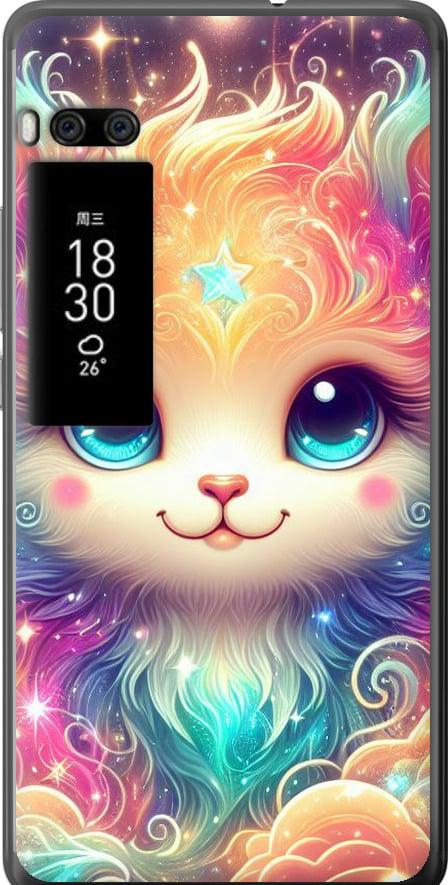 Чехол на Meizu Pro 7 Plus Сказочный котенок (5813t-1131-42517) Чехол на Meizu Pro 7 Plus Сказочный котенок (5813t-1131-42517)
