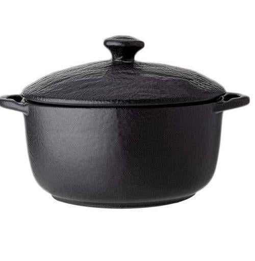 Горшок для запекания Wilmax Slatestone WL-661140/A фарфор 600 мл Black (2505984253)