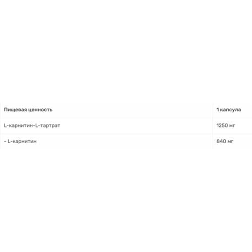 Жиросжигатель для спорта OstroVit L-Carnitine 1250 60 Caps - фото 2