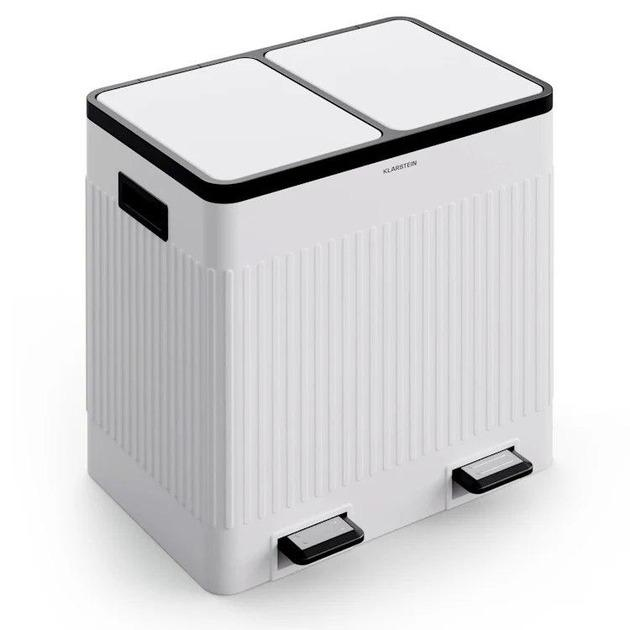 Мусорный бак KLARSTEIN Grama 40 л Белый (10045368) Мусорный бак KLARSTEIN Grama 40 л Белый (10045368)