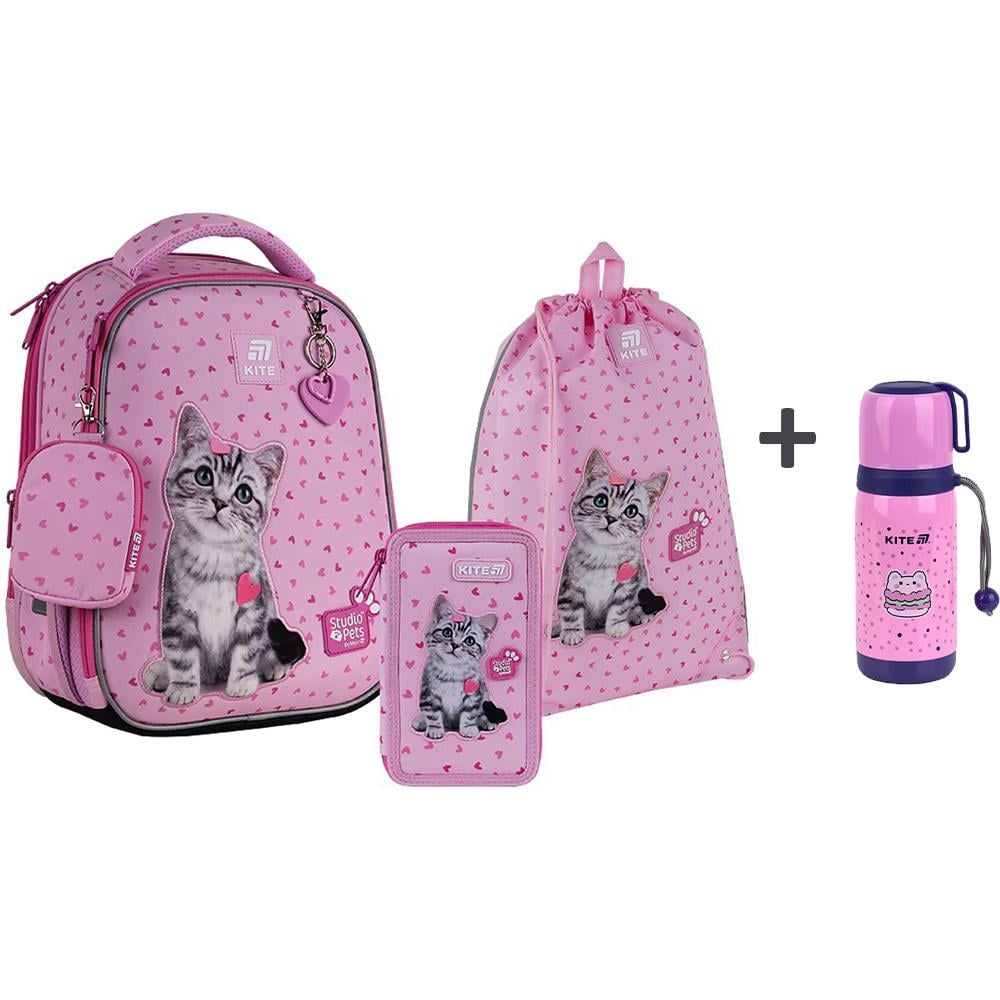Шкільний набір KITE Studio Pets рюкзак/пенал/сумка для взуття (SET_SP25-555S-1) - фото 2 Шкільний набір KITE Studio Pets рюкзак/пенал/сумка для взуття (SET_SP25-555S-1) - фото 2
