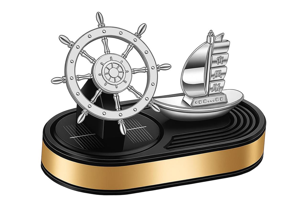 Ароматизатор в автомобіль Корабель К2 на сонячній батареї (Е051459)