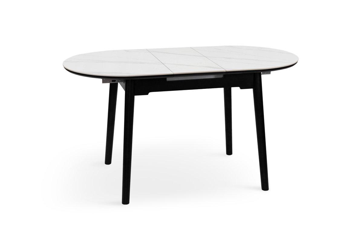 Стол обеденный Микс Мебель 1100/1400х750 мм Черно-белый (XS-1309) - фото 3 Стол обеденный Микс Мебель 1100/1400х750 мм Черно-белый (XS-1309) - фото 3