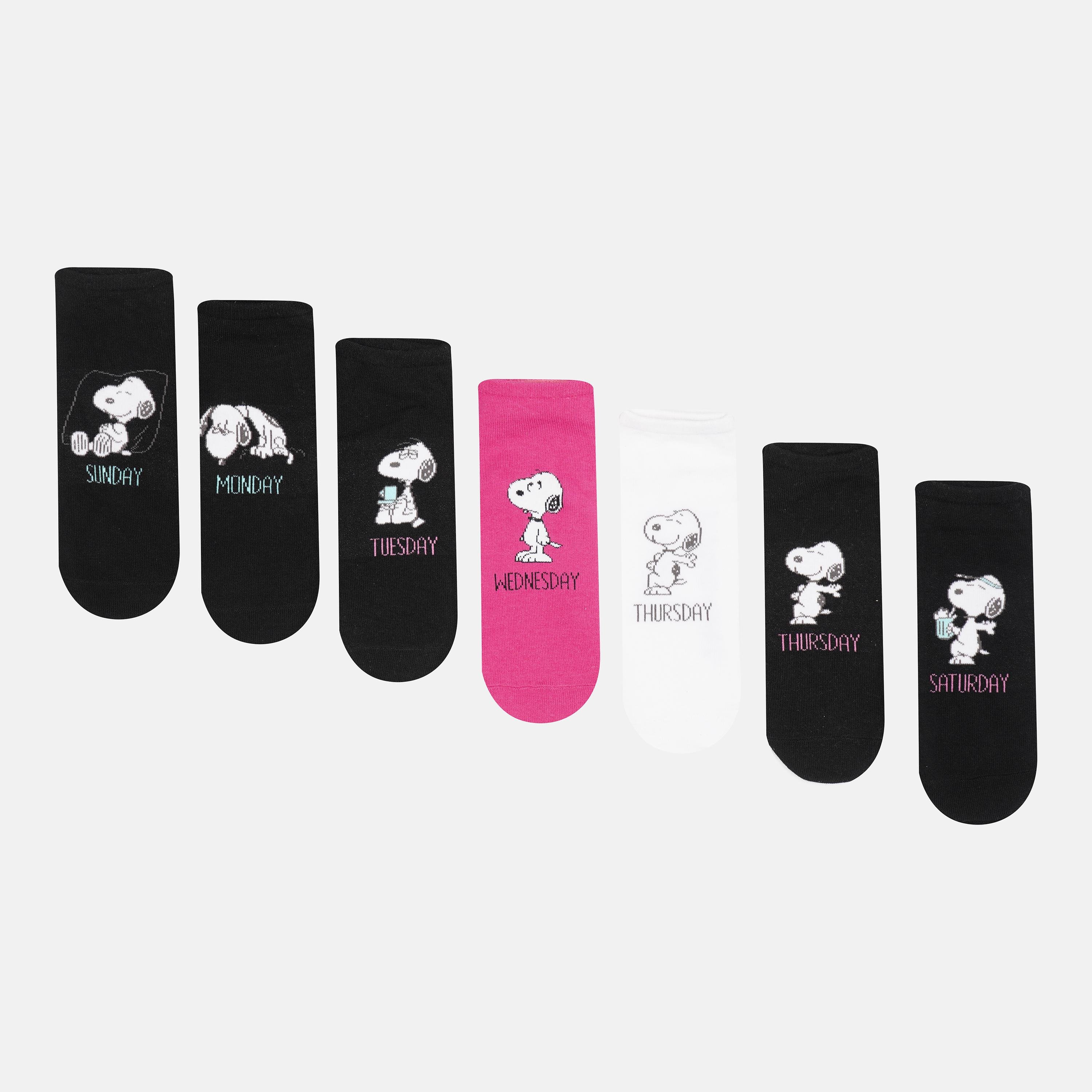 Шкарпетки C&A 7 пар р. 39-42 Рожевий/Чорний/Білий (22499860)