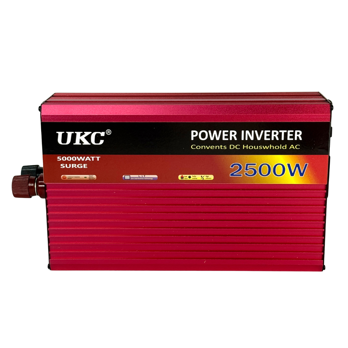 Преобразователь постоянного тока UKC AC/DC 2500W-AR 12/220 В USB ()