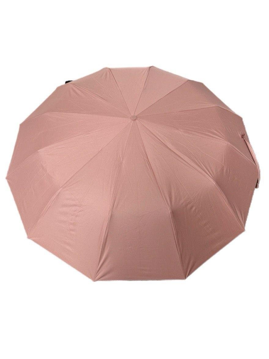 Парасолька автоматична SKS 12 шестисегментних спиць з системою антивітер Пудровий (6170/1)