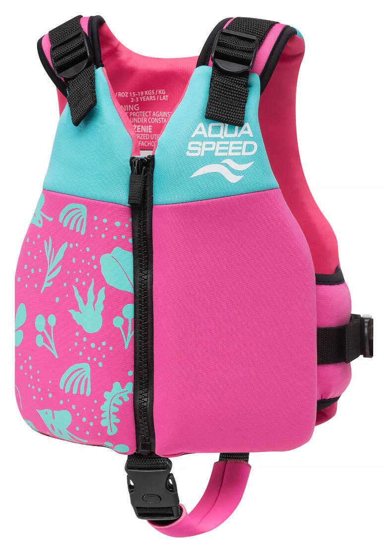 Жилет дитячий для плавання Aqua Speed ​​Safe Splash 15-19 кг Рожевий (626-03 15-19)