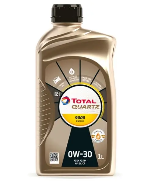 Моторное масло Total Quartz 9000 Energy 0W-30 1 л (166249)