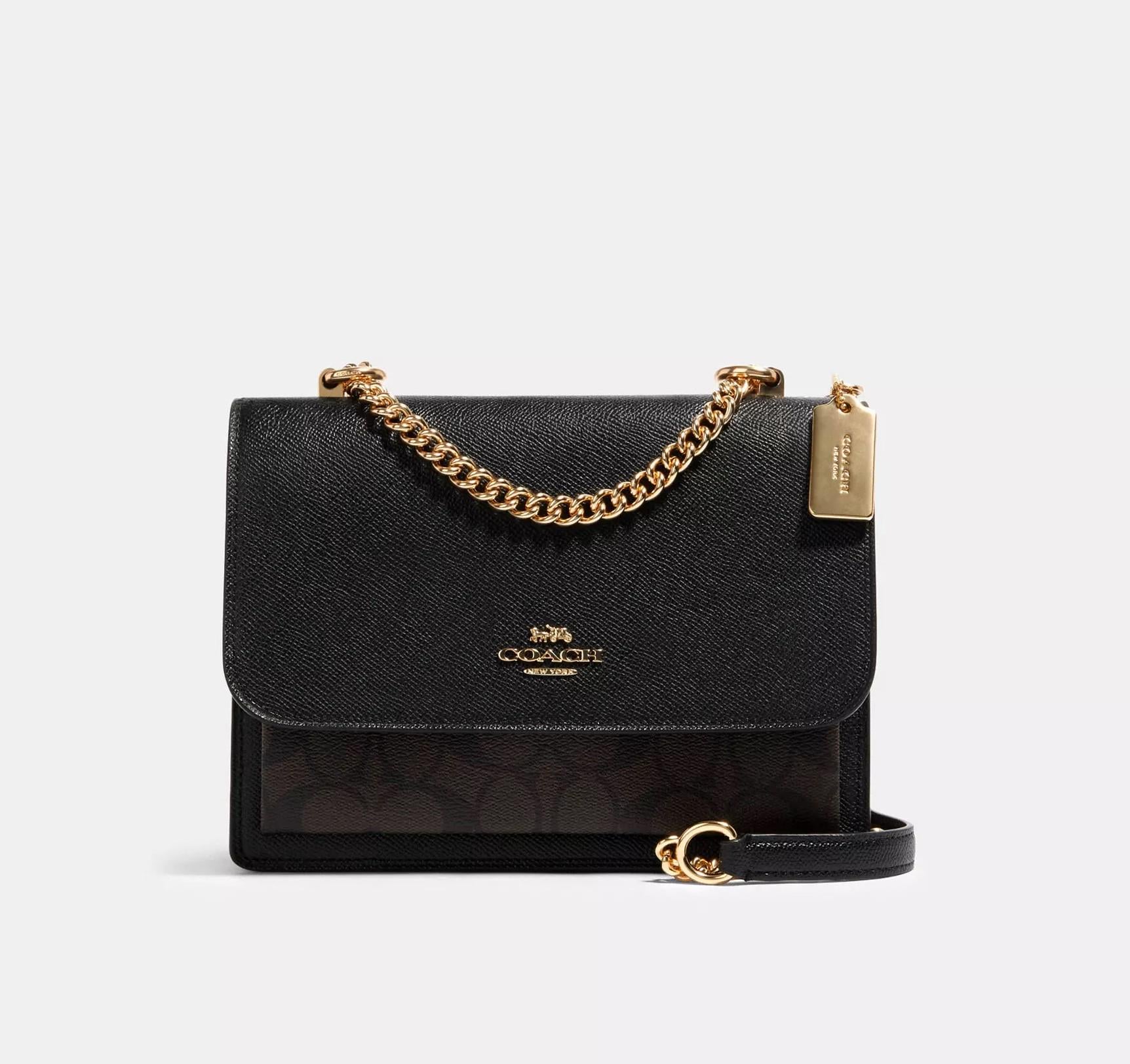 Женская сумка Coach Klare Medium Bag Brown/Black (CH-742161) Женская сумка Coach Klare Medium Bag Brown/Black (CH-742161)