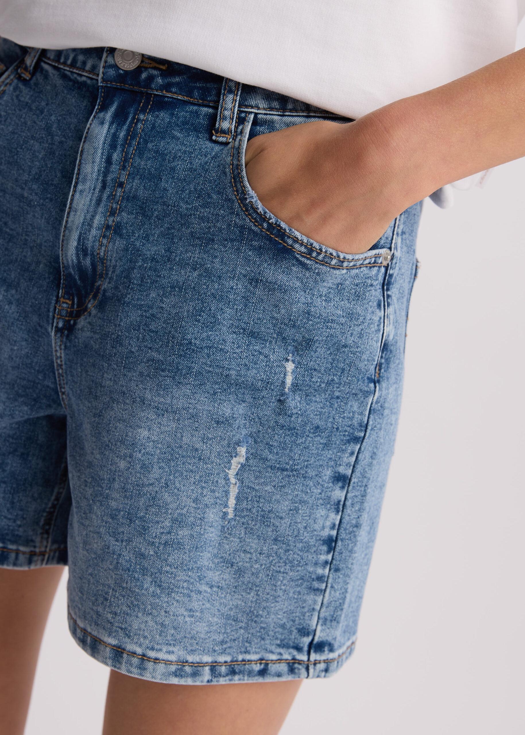 Шорти жіночі Diverse JANANO джинсові M Темно-блакитний (5905384135278) - фото 3