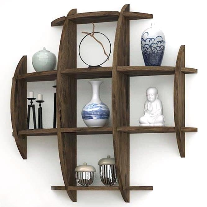 Полка для кружек из дерева Тараван Капучино (СДК-010009)