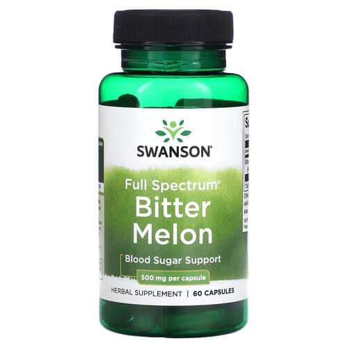 Горькая дыня Swanson Full Spectrum Bitter Melon 500 мг 60 капс. (SW1161)