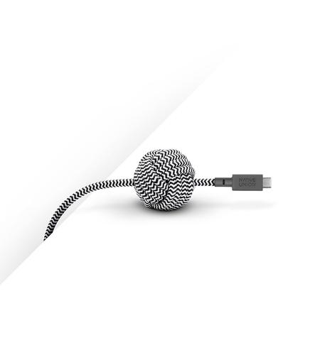 Кабель Native Union Night USB-A to USB-C 3 м Zebra (NCABLE-KV-AC-ZEB) - фото 2